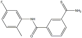 3-(aminocarbonothioyl)-N-(5-fluoro-2-methylphenyl)benzamide|