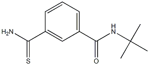 3-(aminocarbonothioyl)-N-(tert-butyl)benzamide Structure