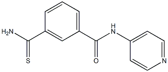 3-(aminocarbonothioyl)-N-pyridin-4-ylbenzamide