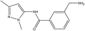 3-(aminomethyl)-N-(1,3-dimethyl-1H-pyrazol-5-yl)benzamide Structure