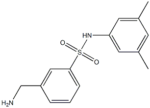 3-(aminomethyl)-N-(3,5-dimethylphenyl)benzenesulfonamide Structure