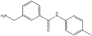 3-(aminomethyl)-N-(4-methylphenyl)benzamide Struktur