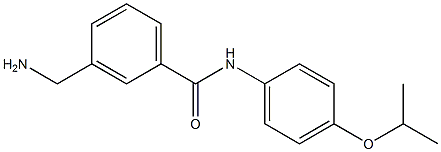 3-(aminomethyl)-N-[4-(propan-2-yloxy)phenyl]benzamide