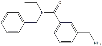 3-(aminomethyl)-N-benzyl-N-ethylbenzamide 结构式