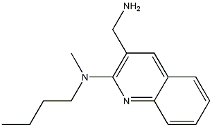 3-(aminomethyl)-N-butyl-N-methylquinolin-2-amine Structure