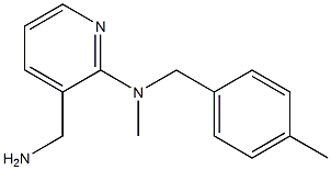 3-(aminomethyl)-N-methyl-N-[(4-methylphenyl)methyl]pyridin-2-amine Structure