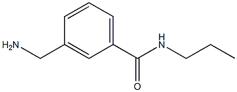 3-(aminomethyl)-N-propylbenzamide