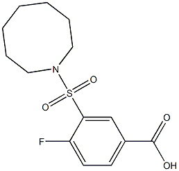 3-(azocane-1-sulfonyl)-4-fluorobenzoic acid