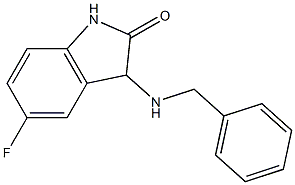 3-(benzylamino)-5-fluoro-2,3-dihydro-1H-indol-2-one Struktur