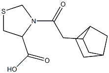 3-(bicyclo[2.2.1]hept-2-ylacetyl)-1,3-thiazolidine-4-carboxylic acid|