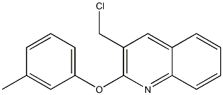  3-(chloromethyl)-2-(3-methylphenoxy)quinoline