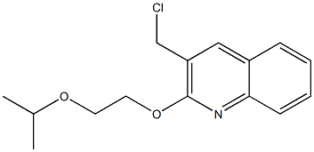 3-(chloromethyl)-2-[2-(propan-2-yloxy)ethoxy]quinoline