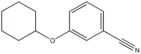 3-(cyclohexyloxy)benzonitrile Structure