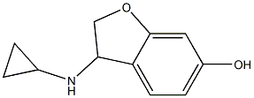 3-(cyclopropylamino)-2,3-dihydro-1-benzofuran-6-ol|