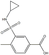 3-(cyclopropylsulfamoyl)-4-methylbenzoic acid