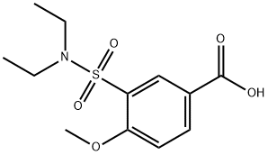 3-(diethylsulfamoyl)-4-methoxybenzoic acid,299181-34-3,结构式