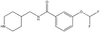 3-(difluoromethoxy)-N-(piperidin-4-ylmethyl)benzamide