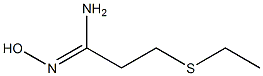  3-(ethylsulfanyl)-N'-hydroxypropanimidamide