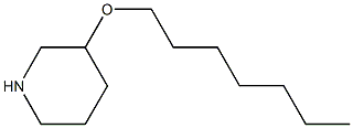 3-(heptyloxy)piperidine Structure