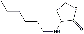 3-(hexylamino)oxolan-2-one 化学構造式