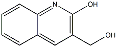 3-(hydroxymethyl)quinolin-2-ol 结构式