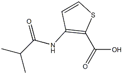 3-(isobutyrylamino)thiophene-2-carboxylic acid Structure