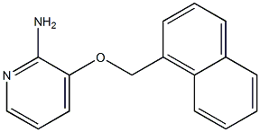 3-(naphthalen-1-ylmethoxy)pyridin-2-amine,,结构式