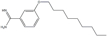 3-(nonyloxy)benzene-1-carboximidamide Structure