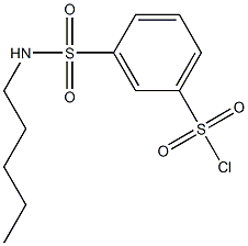 3-(pentylsulfamoyl)benzene-1-sulfonyl chloride