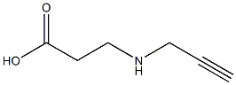 3-(prop-2-yn-1-ylamino)propanoic acid 结构式