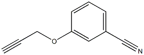 3-(prop-2-ynyloxy)benzonitrile Struktur