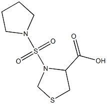 3-(pyrrolidine-1-sulfonyl)-1,3-thiazolidine-4-carboxylic acid