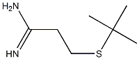 3-(tert-butylsulfanyl)propanimidamide Struktur