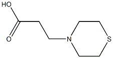 3-(thiomorpholin-4-yl)propanoic acid Struktur