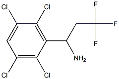 3,3,3-trifluoro-1-(2,3,5,6-tetrachlorophenyl)propan-1-amine