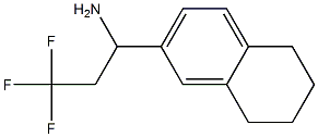3,3,3-trifluoro-1-(5,6,7,8-tetrahydronaphthalen-2-yl)propan-1-amine