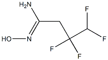 3,3,4,4-tetrafluoro-N'-hydroxybutanimidamide 化学構造式