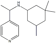 3,3,5-trimethyl-N-[1-(pyridin-4-yl)ethyl]cyclohexan-1-amine Structure