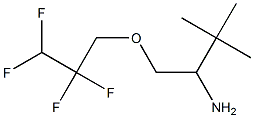 3,3-dimethyl-1-(2,2,3,3-tetrafluoropropoxy)butan-2-amine,,结构式
