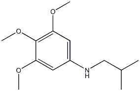 3,4,5-trimethoxy-N-(2-methylpropyl)aniline Structure