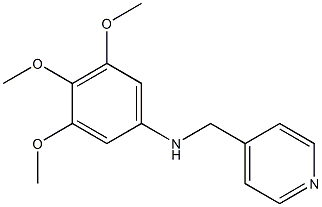 3,4,5-trimethoxy-N-(pyridin-4-ylmethyl)aniline