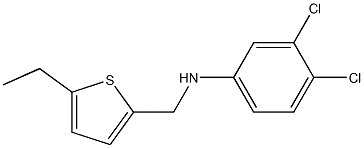 3,4-dichloro-N-[(5-ethylthiophen-2-yl)methyl]aniline