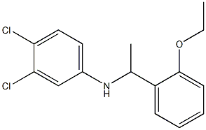 3,4-dichloro-N-[1-(2-ethoxyphenyl)ethyl]aniline Structure