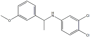 3,4-dichloro-N-[1-(3-methoxyphenyl)ethyl]aniline Struktur