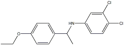3,4-dichloro-N-[1-(4-ethoxyphenyl)ethyl]aniline Struktur