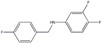 3,4-difluoro-N-[(4-fluorophenyl)methyl]aniline