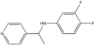 3,4-difluoro-N-[1-(pyridin-4-yl)ethyl]aniline