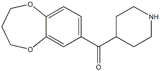  3,4-dihydro-2H-1,5-benzodioxepin-7-yl(piperidin-4-yl)methanone