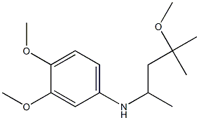 3,4-dimethoxy-N-(4-methoxy-4-methylpentan-2-yl)aniline