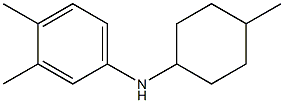 3,4-dimethyl-N-(4-methylcyclohexyl)aniline Structure